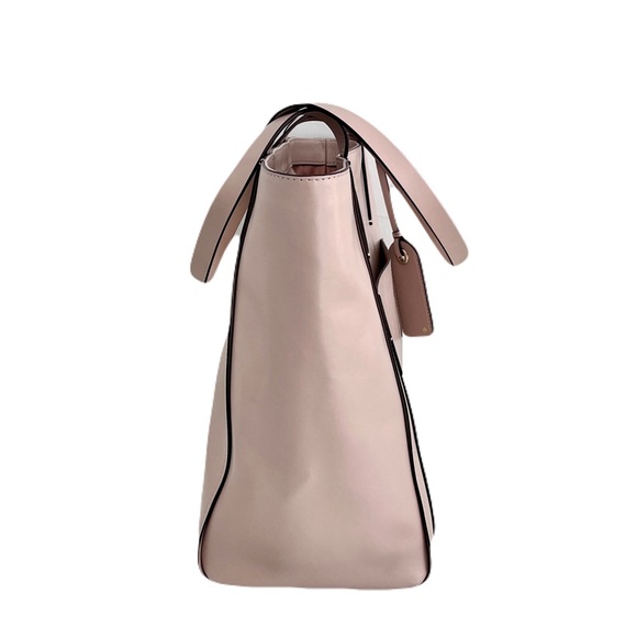 NWOT Kate Spade Greyish Pink Blush Nude ‘Lalena’ Large Pocket Leather Tote Bag - Picture 4 of 9